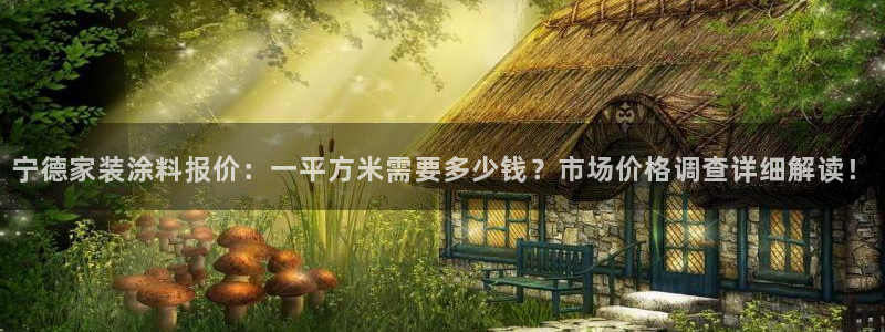 和记ag网页版：宁德家装涂料报价：一平方米需要多少钱？市场价格调查详细解读！